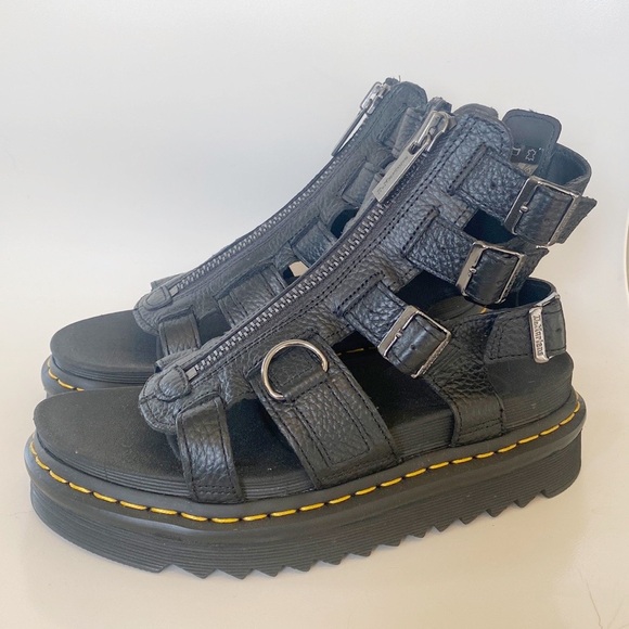 Dr. Martens Shoes - NEW Dr. Martens Olson Leather Platform Sandals